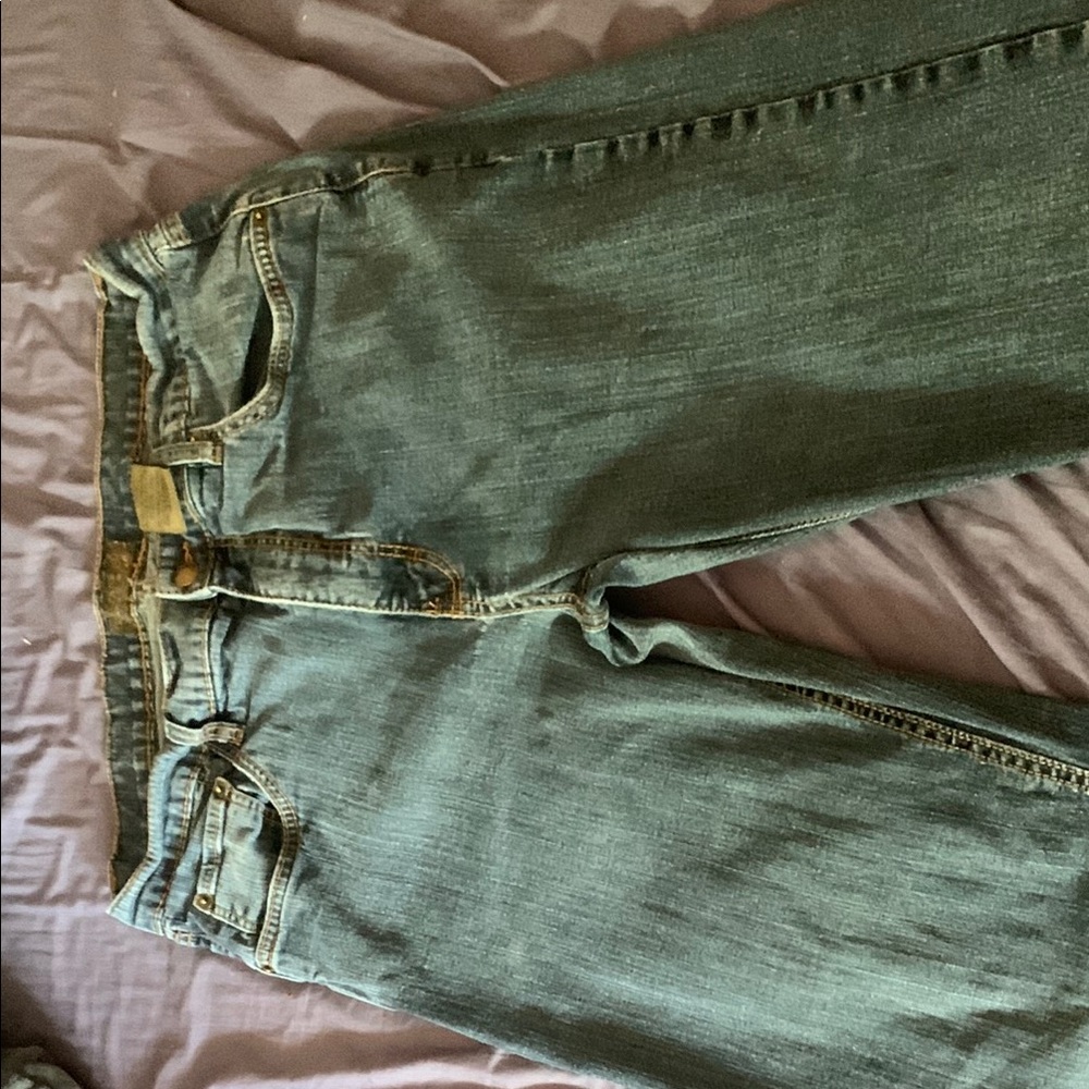 Men's Blue Bootcut Jeans